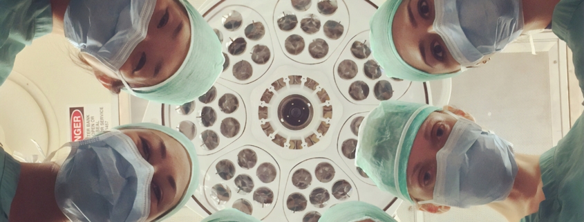 Doctors in operating room