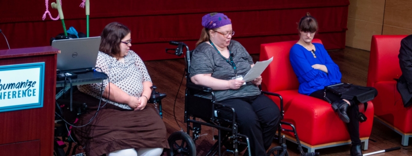 Panel on disability rights at the 2019 Rehumanize Conference
