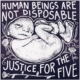 Justice for the Five graphic