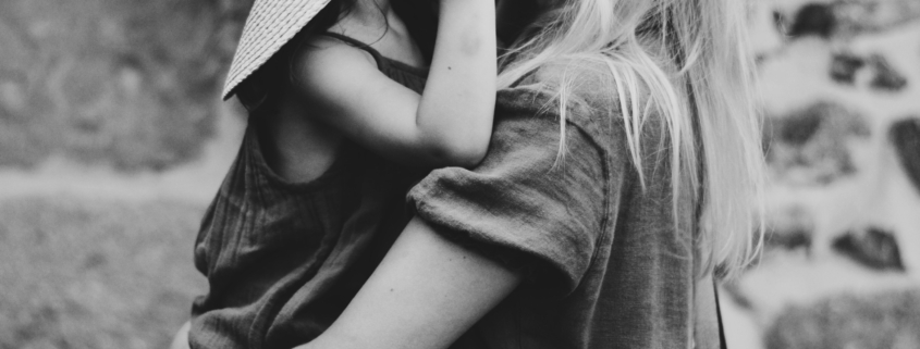 A mother and daughter