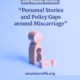Livestream recap Personal Stories and Policy Gaps Around Miscarriage blog post image