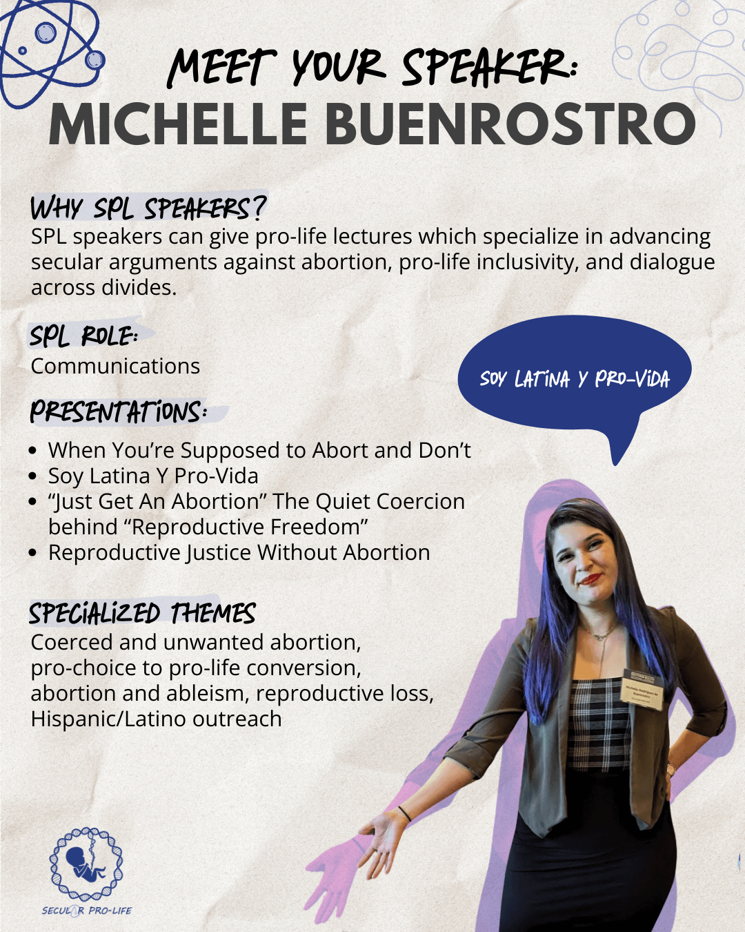 Speaker Michelle Buenrostro