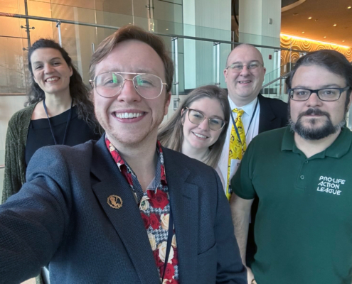 Monica and Herb group selfie