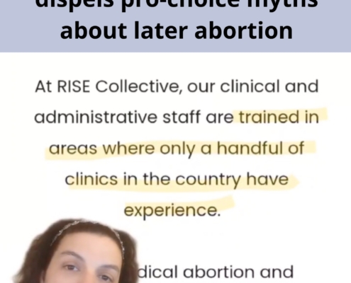 Cover: Abortion clinic website dispels pro-choice myths about later abortion