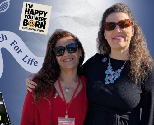 Mayra and Monica at the Midwest March for Life