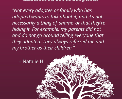Adoption Stories Natalie H Adoptee